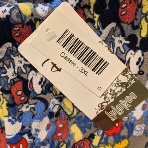 Lularoe Disney Mickey Mouse Cassie Skirt size 3XL